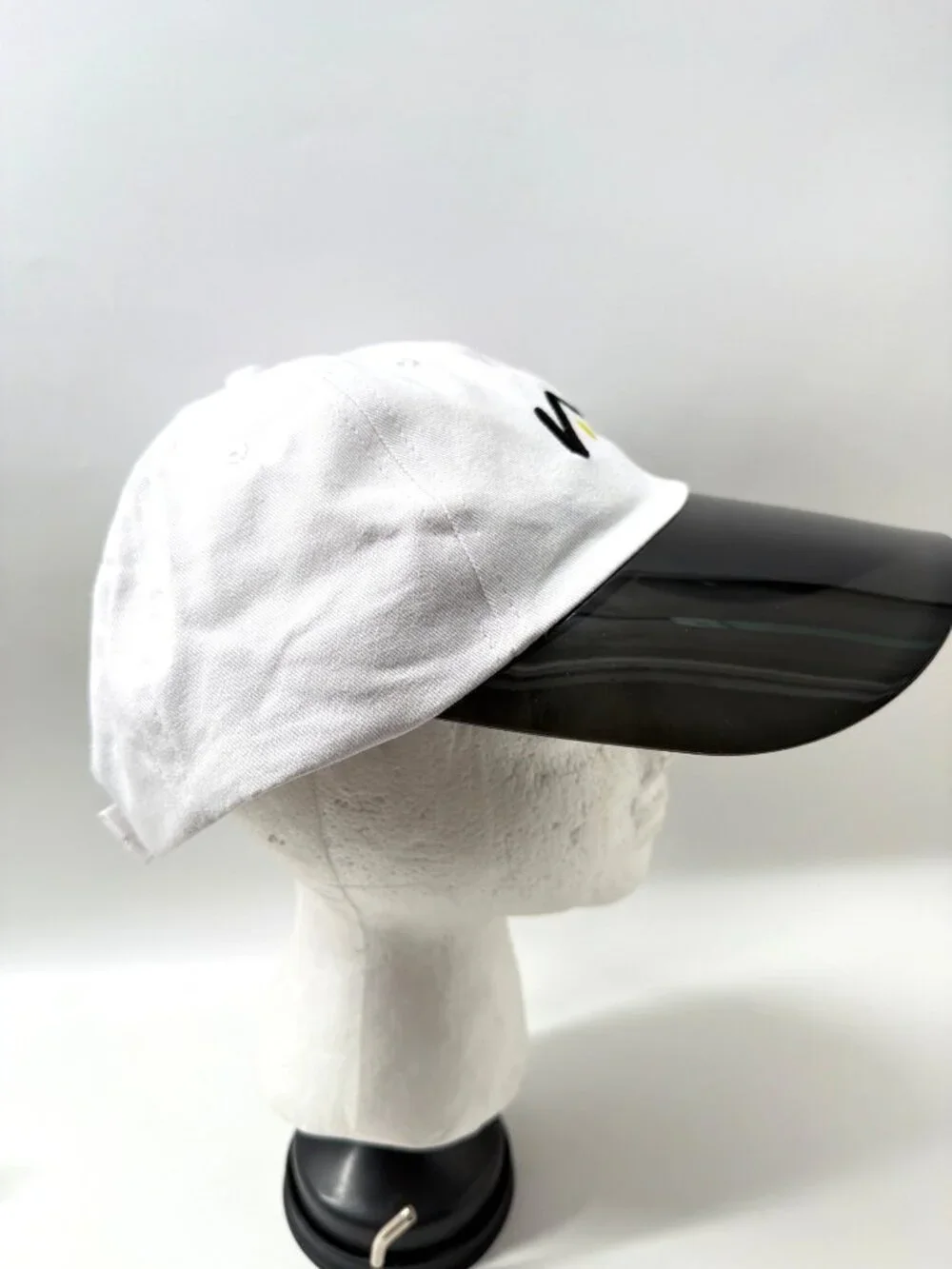 Visto Sports White Visor Hat With Transparent UV Brim Unisex OS